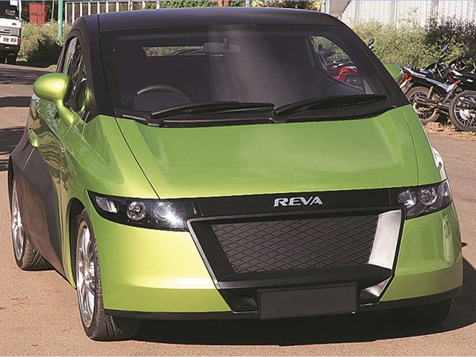 REVA MAHINDRA FRONT LEFT