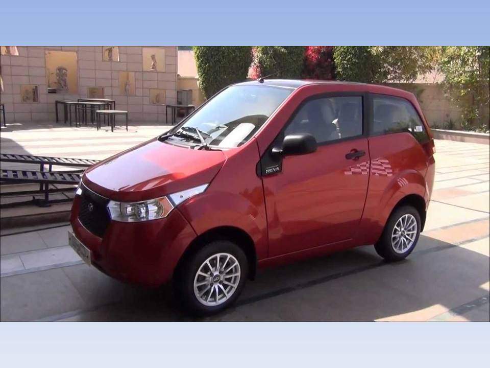 REVA MAHINDRA FRONT LEFT